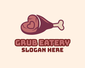 Love Leg Meat logo design