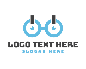 Geek Power On Glasses logo