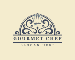 Fancy Chef Hat Restaurant logo design