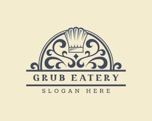 Fancy Chef Hat Restaurant logo design