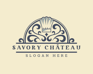 Fancy Chef Hat Restaurant logo design