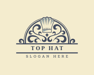 Fancy Chef Hat Restaurant logo design