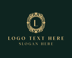 Elegant Floral Ornament logo