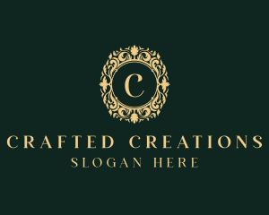 Elegant Floral Ornament logo design