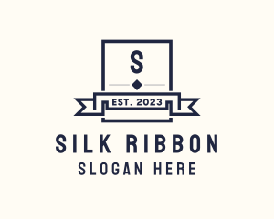 Generic Geometric Ribbon logo design