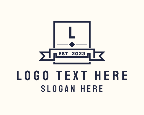 Generic Geometric Ribbon logo