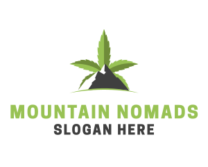 Weed Mountain Nature logo design