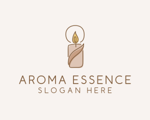 Wellness Scented Candle logo design