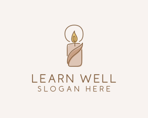 Wellness Scented Candle logo design