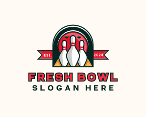 Bowling Sports Championship logo design