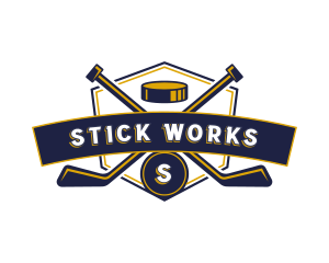 Hockey Sports Athlete  logo design