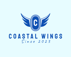 Modern Aviation Wings logo design