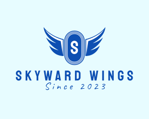 Modern Aviation Wings logo design