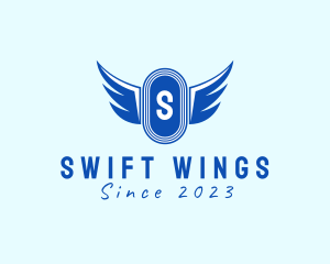 Modern Aviation Wings logo design