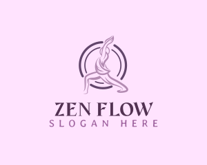 Yoga Zen Meditation logo design
