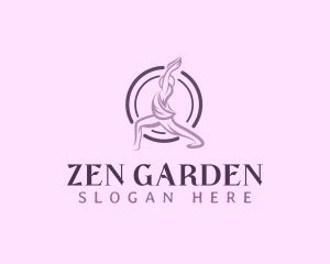 Yoga Zen Meditation logo design