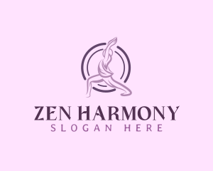 Yoga Zen Meditation logo design