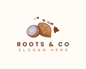 Hawaii Taro Crop logo design