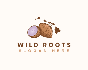 Hawaii Taro Crop logo design