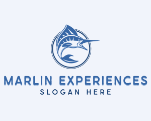 Marlin Fish Fishery logo