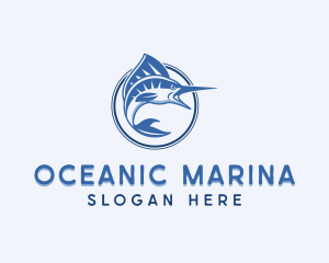 Marlin Fish Fishery logo