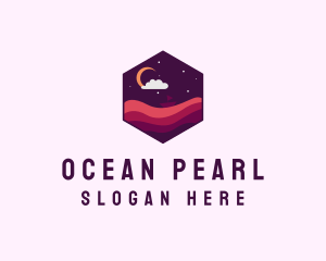 Moon Ocean Sailing logo design