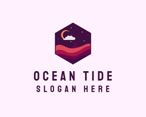 Moon Ocean Sailing logo design