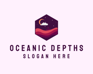 Moon Ocean Sailing logo design