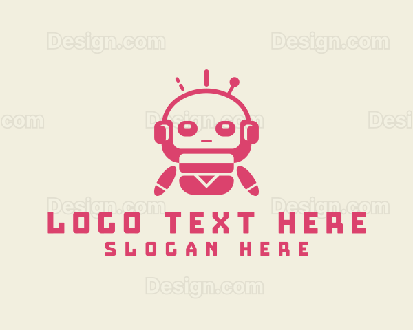 Fun Tech Robot Logo