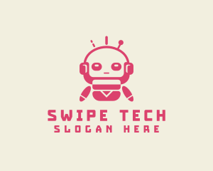 Fun Tech Robot logo design