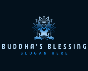 Buddha Zen Statue logo