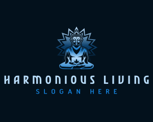Buddha Zen Statue logo