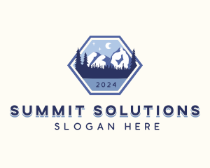 Summit Mountain Trekking logo design