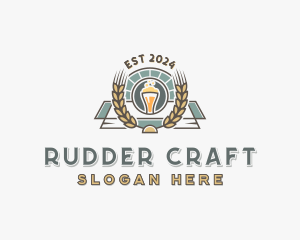 Wheat Beer Liquor logo design