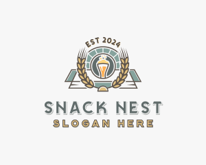 Wheat Beer Liquor logo design