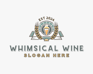 Wheat Beer Liquor logo design