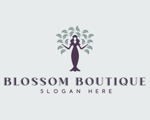 Nature Lady Wellness logo design