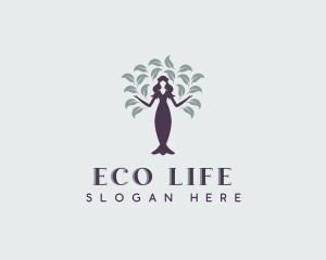 Nature Lady Wellness logo design