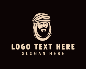 Traditional Bedouin Man logo
