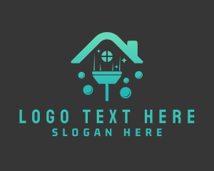 House Squeegee Bubbles logo