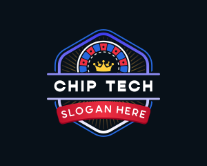 Gambling Casino Chip logo design