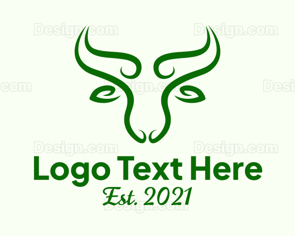 Green Nature Bull Logo