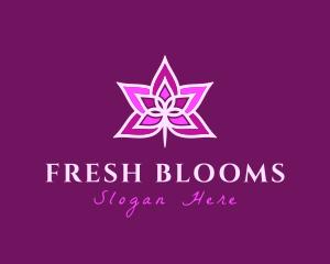 Lotus Flower Bloom logo design