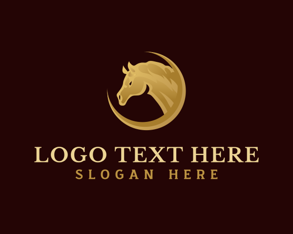 Horse logo example 3