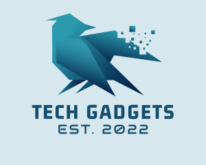 Glitch Tech Bird logo