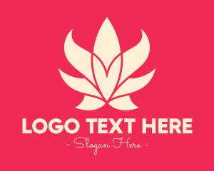 Pink Lotus Flower logo