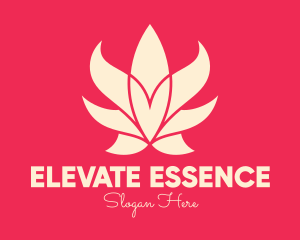 Pink Lotus Flower Logo