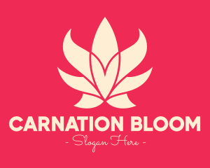 Pink Lotus Flower logo design