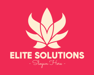 Pink Lotus Flower logo