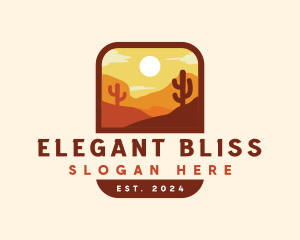 Dune Desert Cactus Logo